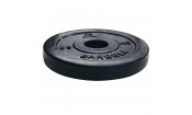 Диск обрезиненный DFC, чёрный 31мм, 15кг. Диск обрезиненный DFC, чёрный 31мм, 15кг.