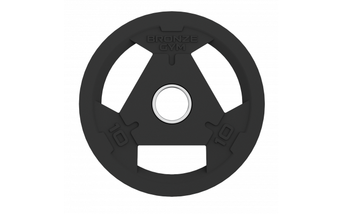 Диск олимпийский BRONZE GYM обрезиненный 10 кг